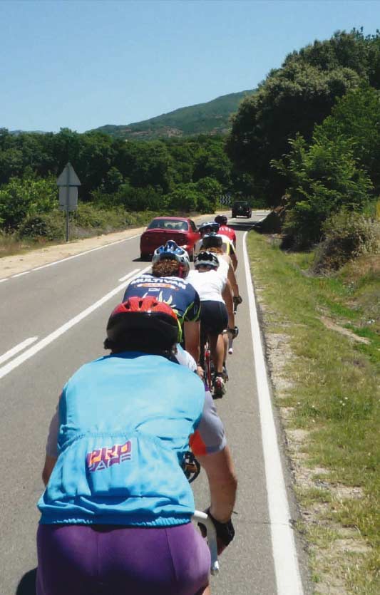 El colectivo de ciclistas